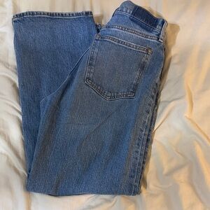 Abercrombie & Fitch Medium Blue High-Rise Relaxed Jeans